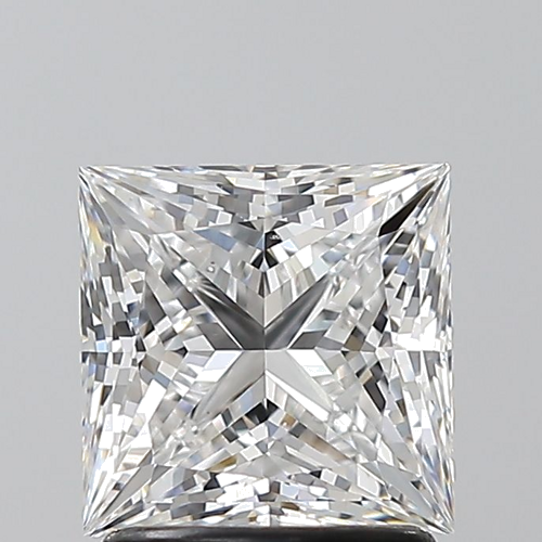 1.7 carat E-VS2 Natūralus Princess Deimantas (1)