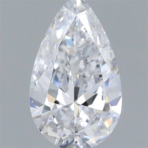 0.4 carat D-SI2 Natūralus Pear Deimantas (1)