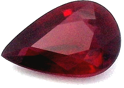0.53 carat RED Pear Rubinas (1)
