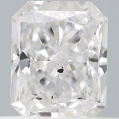 0.42 carat D-SI2 Natūralus Radiant Deimantas (1)