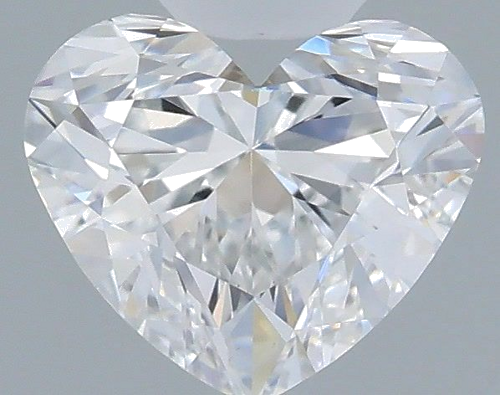 0.45 carat E-VS2 Natūralus Heart Deimantas (1)