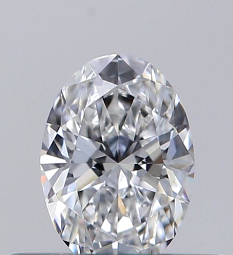 0.3 carat D-VVS1 Natūralus Oval Deimantas (1)