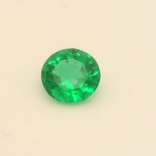 0.21 carat GREEN Round Smaragdas (1)