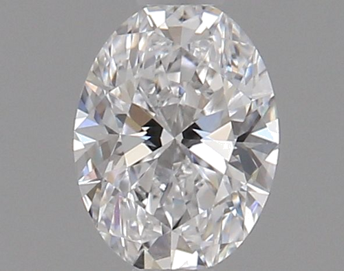 0.4 carat D-VVS2 Natūralus Oval Deimantas (1)