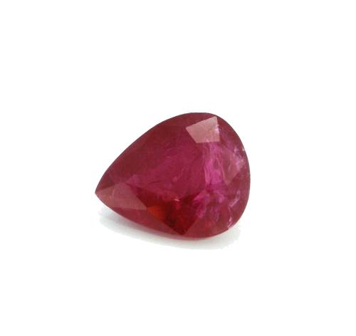 4.36 carat RED Pear Rubinas (1)