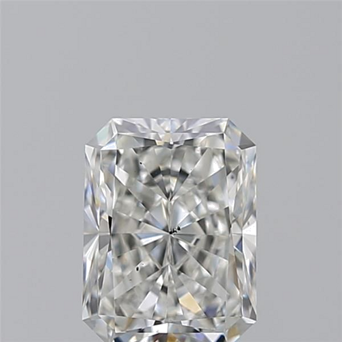 1.23 carat H-SI1 Natūralus Radiant Deimantas (1)