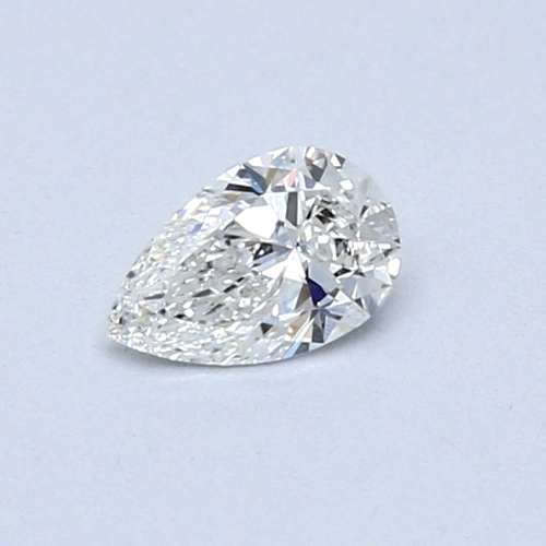 0.32 carat G-VS2 Natūralus Pear Deimantas (1)