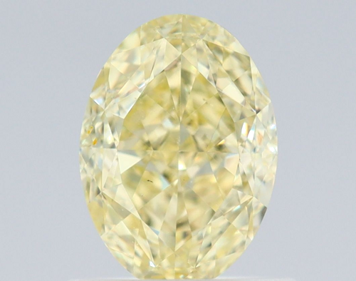 1.01 carat Fancy Yellow-VS2 Natūralus Oval Deimantas (1)