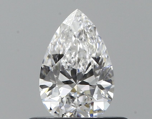 0.4 carat D-VS1 Natūralus Pear Deimantas (1)