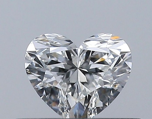 0.3 carat G-VVS1 Natūralus Heart Deimantas (1)