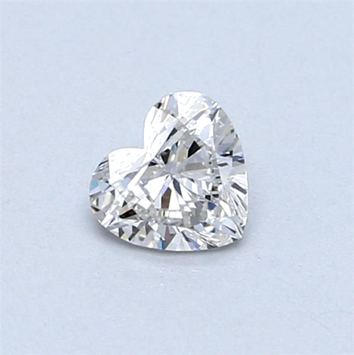 0.38 carat G-VVS1 Natūralus Heart Deimantas (1)