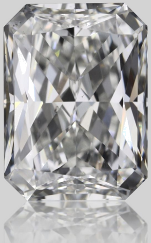0.73 carat G-SI1 Natūralus Radiant Deimantas (1)