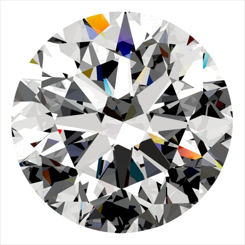 0.3 carat G-VS1 Very Good cut Natūralus Round Deimantas (1)