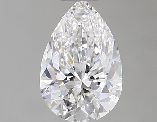 0.43 carat E-VVS1 Natūralus Pear Deimantas (1)