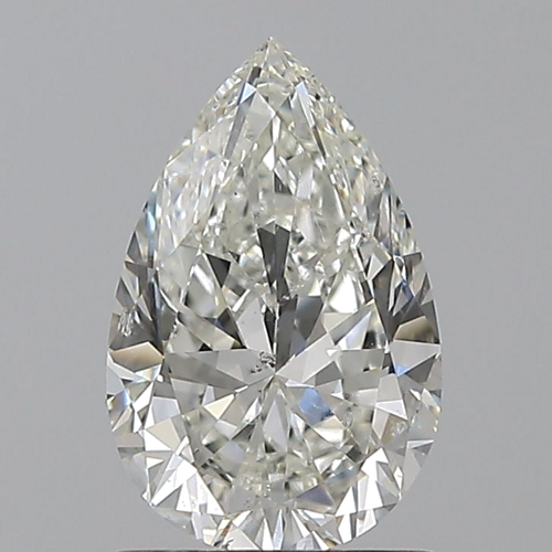 1.5 carat H-SI1 Natūralus Pear Deimantas (1)