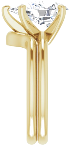 Sužadėtuvių Žiedas „Solitaire“ 585 Geltonojo Aukso Pear Shape 12mm x 8mm (9)