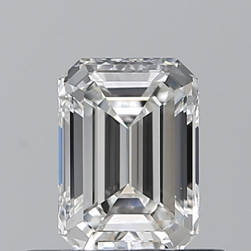 0.57 carat F-VVS2 Natūralus Emerald Deimantas (1)