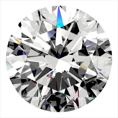 0.3 carat I-VS2 Excellent cut Natūralus Round Deimantas (1)