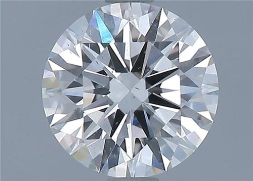 1.31 carat I-SI1 Excellent cut Natūralus Round Deimantas (1)