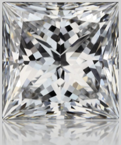 0.7 carat D-VS2 Natūralus Princess Deimantas (1)