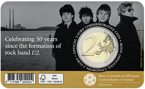 2026 Ireland 50th Anniversary of U2 2 Euro Coin (3)