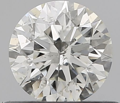 0.51 carat K-SI2 Excellent cut Natūralus Round Deimantas (1)
