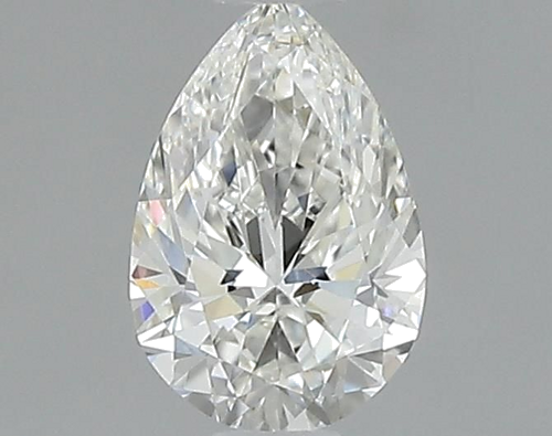 0.37 carat H-VVS2 Natūralus Pear Deimantas (1)