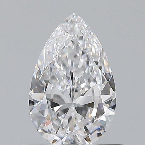 0.7 carat D-VS1 Natūralus Pear Deimantas (1)