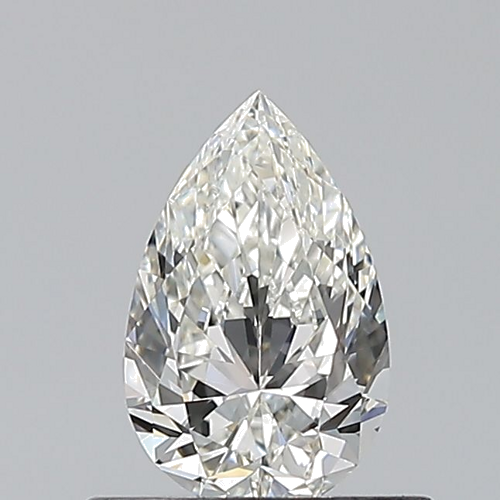 0.5 carat H-VVS2 Natūralus Pear Deimantas (1)