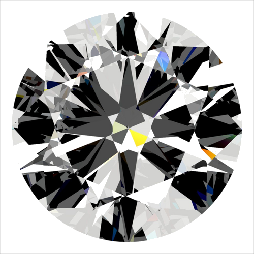 0.3 carat H-VVS2 Very Good cut Natūralus Round Deimantas (1)