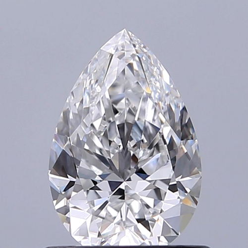 0.71 carat D-VVS1 Natūralus Pear Deimantas (1)