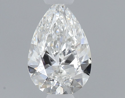 0.4 carat F-VVS1 Natūralus Pear Deimantas (1)