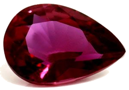 0.66 carat RED Pear Rubinas (1)