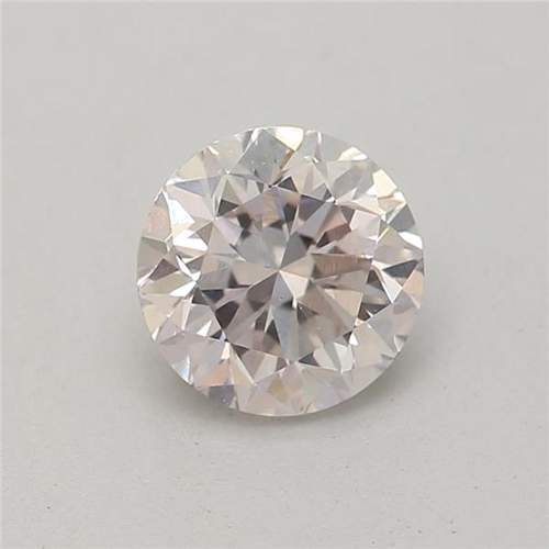0.5 carat Faint Pink-SI2 GD cut Natūralus Round Deimantas (1)
