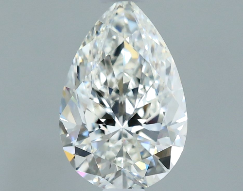 0.7 carat H-VS1 Natūralus Pear Deimantas (1)