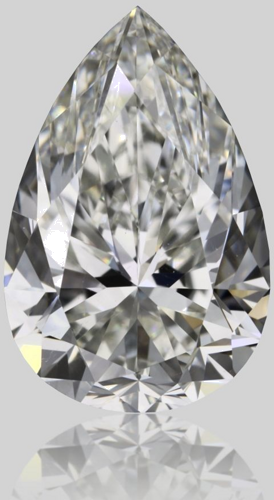 0.9 carat I-SI1 Natūralus Pear Deimantas (1)