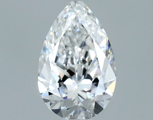 0.4 carat E-VVS2 Natūralus Pear Deimantas (1)