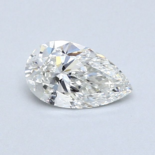 0.52 carat G-SI1 Natūralus Pear Deimantas (1)