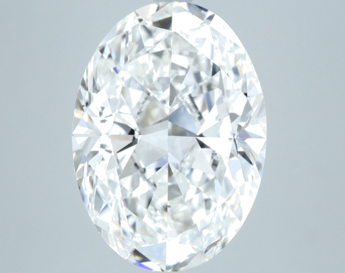 5.01 carat F-SI1 Natūralus Oval Deimantas (1)