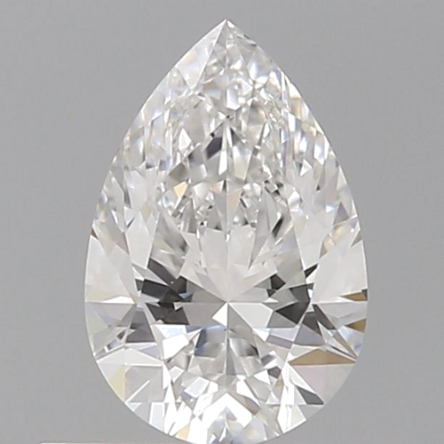 0.5 carat E-VVS1 Natūralus Pear Deimantas (1)