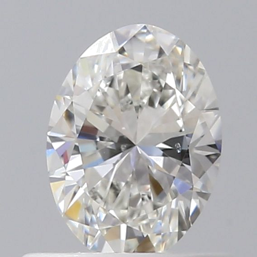 0.5 carat G-SI1 Natūralus Oval Deimantas (1)