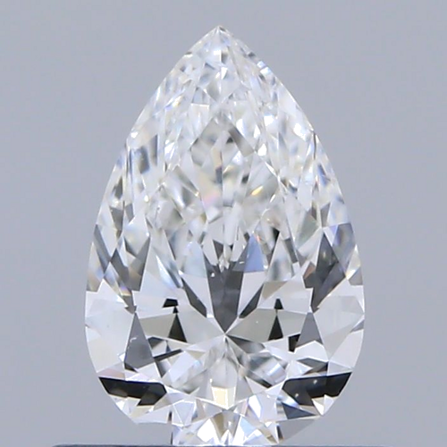 0.49 carat E-VS2 Natūralus Pear Deimantas (1)