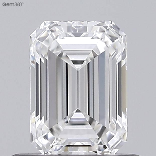 0.55 carat F-VVS1 Natūralus Emerald Deimantas (1)