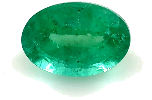 0.5 carat GREEN Oval Smaragdas (1)