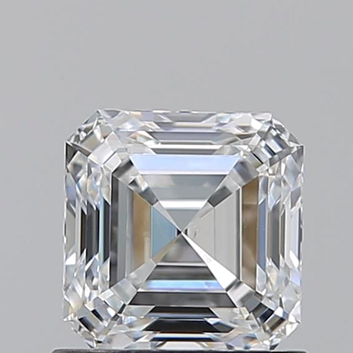 1.02 carat E-VS2 Natūralus Asscher Deimantas (1)