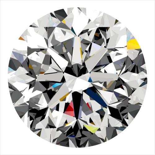 0.3 carat D-SI1 GD cut Natūralus Round Deimantas (1)