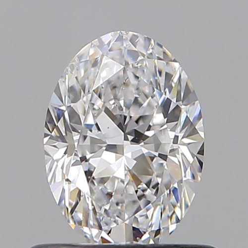 0.6 carat D-SI1 Natūralus Oval Deimantas (1)