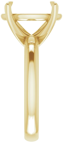 Sužadėtuvių Žiedas „Solitaire“ 585 Geltonojo Aukso Oval 14mm x 10mm (4)