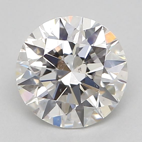 0.52 carat F-SI1 Excellent cut Natūralus Round Deimantas (1)