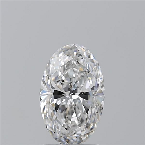 2.01 carat D-SI2 Natūralus Oval Deimantas (1)